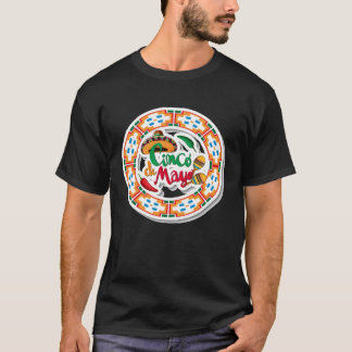 Camiseta Cinco de Mayo Burritos México Tacos e Avocado