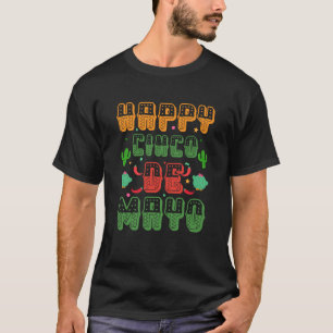 Camiseta Cinco de Mayo burritos México Tacos e Avocado 6
