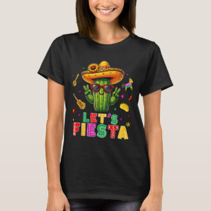 Camiseta Cinco De Mayo Cacto Mexicano Divertido Vamos Feste