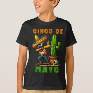 Camiseta Cinco De Mayo Cactus Mexicano Poncho Sombrero Hat