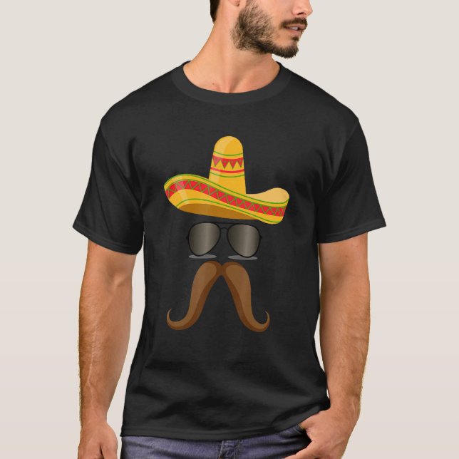 Camiseta Cinco De Mayo Cinco De Drinko Fiesta 0% (Frente)