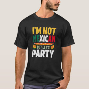 Camiseta Cinco de Mayo - citação do partido mexicano celebr