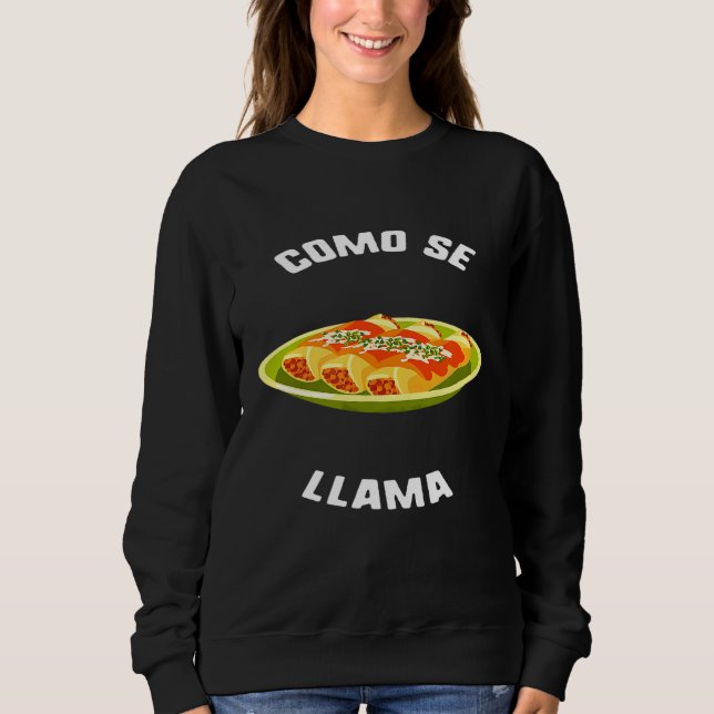 Camiseta Cinco De Mayo Como Se Llama Enchilada Sombrero Mex (Frente)