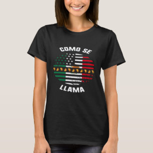 Camiseta Cinco De Mayo Como Se Llama EUA Bandeira México Ta