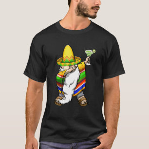 Camiseta Cinco De Mayo Dabbing Margarita Celebração Mexica