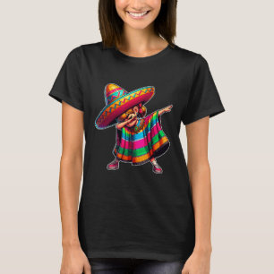 Camiseta Cinco De Mayo Dabbing Poncho Sombrero mexicano Dab