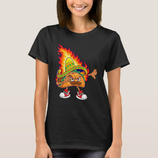 Camiseta Cinco De Mayo Dabbing Taco Happy Cinco De Mayo Wom