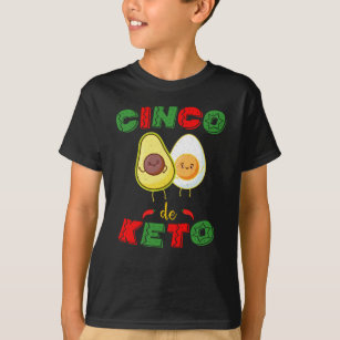 Camiseta Cinco de Mayo Diet Keto Funny Avocado