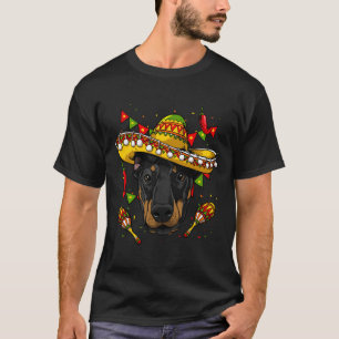 Camiseta Cinco de Mayo Dobermann Men Women Kids Sombrero