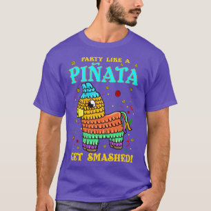 Camiseta Cinco de mayo Festa Engraçado como Pinata e Get SM