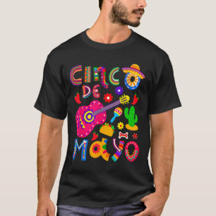 Camiseta Cinco De Mayo Festa Mexicana 5 De Mayo México Mexi