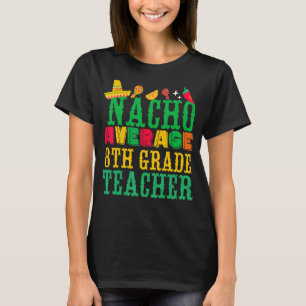 Camiseta Cinco De Mayo Festa Mexicana Nacho Médio 8º Ano