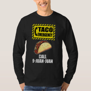 Camiseta Cinco de Mayo Festival do Taco Chamada de Emergênc
