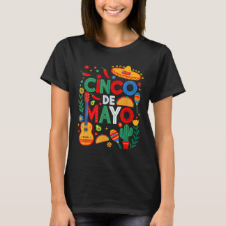 Camiseta Cinco De Mayo Fiesta Mexicano Matando Homens W