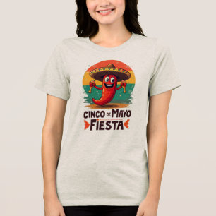 Camiseta Cinco de Mayo Fiesta - Partido Mexicano Espicante 