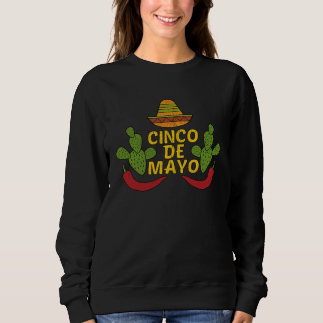 Camiseta Cinco De Mayo fun party Fiesta (Frente)