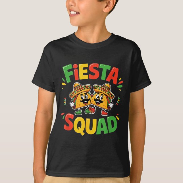 Camiseta Cinco de mayo funny fiesta squad party for men (Frente)