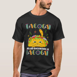 Camiseta Cinco De Mayo Gato Tacocat Mexicano Para Crianças