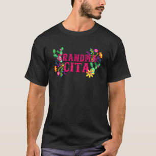 Camiseta Cinco De Mayo Grandma Cita Floral Mexicano Fiesta