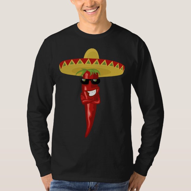 Camiseta Cinco de mayo hot chilli pepper Cinco de mayo Fies (Frente)