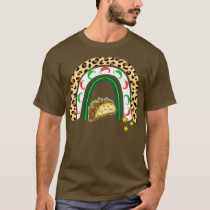 Camiseta Cinco De Mayo Leopard Rainbow