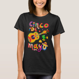 Camiseta Cinco De Mayo Lets Fiesta Squad 5 De Mayo Mexicano
