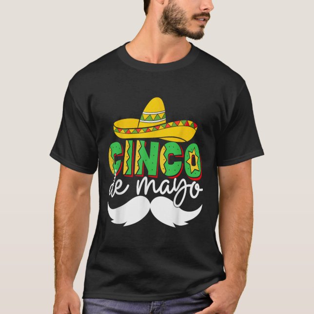 Camiseta Cinco De Mayo Lets Fiesta Squad 5 De Mayo Mexicano (Frente)