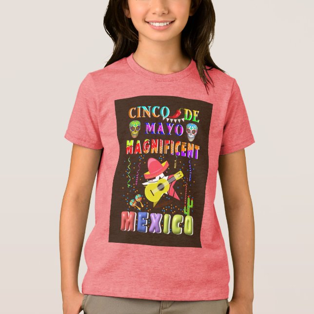 Camiseta Cinco de Mayo magnífico México (Frente)