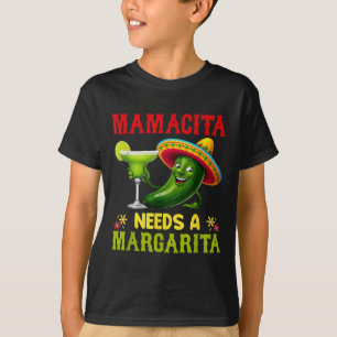 Camiseta Cinco De Mayo Mamacita Precisa De Uma Margarita En