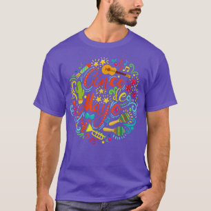 Camiseta Cinco de Mayo Men Women Mexicano Fiesta Taco