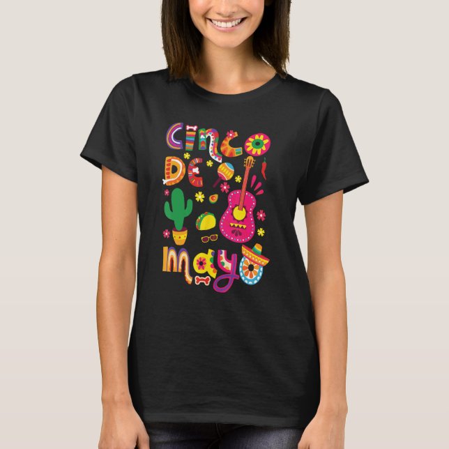 Camiseta Cinco De Mayo Mexican Fiesta 5 De Mayo 2 (Frente)