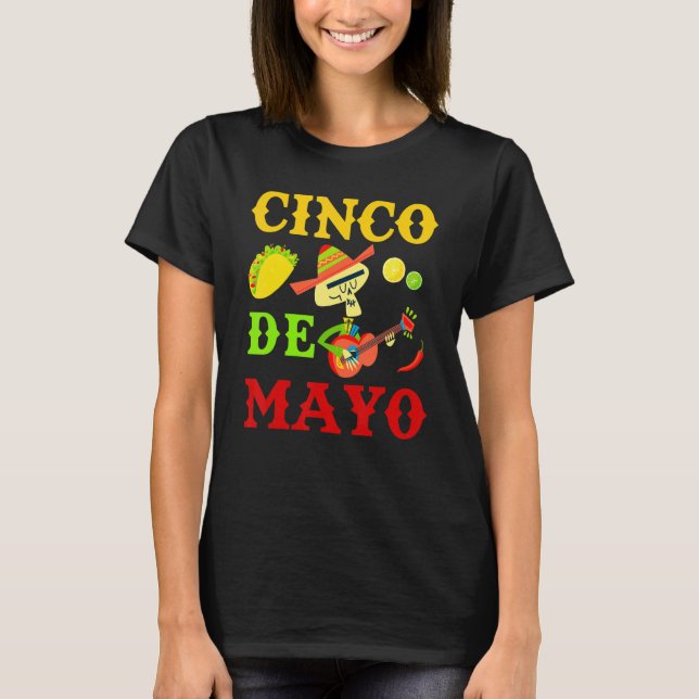 Camiseta Cinco De Mayo Mexican Fiesta 5 De Mayo 5 (Frente)