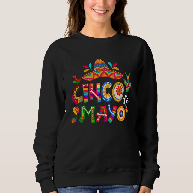 Camiseta Cinco De Mayo Mexican Fiesta 5 De Mayo Men Women (Frente)