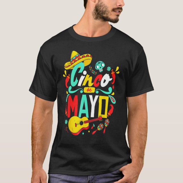Camiseta Cinco De Mayo  Mexican Fiesta 5 De Mayo Women Men  (Frente)