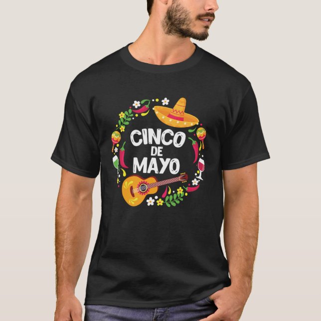 Camiseta Cinco De Mayo Mexican Fiesta Party  Cinco De Mayo  (Frente)