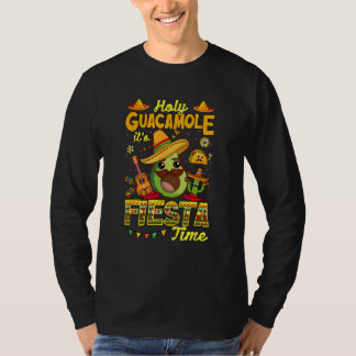 Camiseta Cinco De Mayo Mexican Guitar Holy Guacamole Fiesta