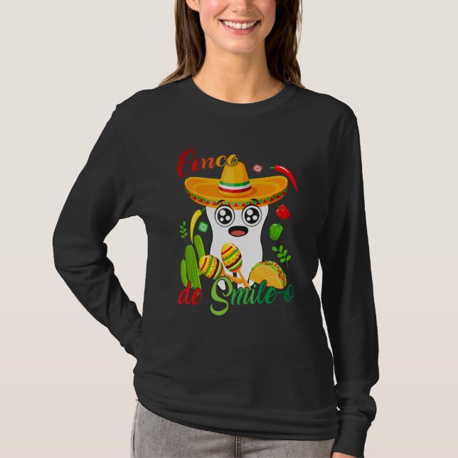 Camiseta Cinco De Mayo Mexican Holy Guacamole Fiesta Time 5 (Frente)