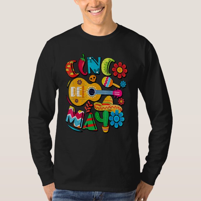 Camiseta Cinco De Mayo Mexicano Fiesta 5 De Mayo 2 (Frente)