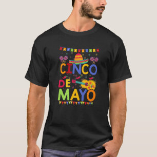 Camiseta Cinco De Mayo Mexicano Fiesta 5 De Mayo Funny 5 De