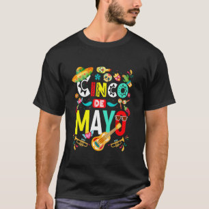 Camiseta Cinco De Mayo Mexicano Fiesta 5 De Mayo Mulheres E