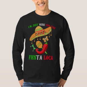 Camiseta Cinco de Mayo Mexicano Fiesta Loca Craza Party Spa
