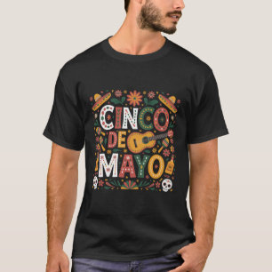 Camiseta Cinco De Mayo Mexicano Taco Guitar Fiesta Cinco De