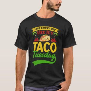 Camiseta Cinco De Mayo Mexicano Vive Todos Os Dias Como Seu