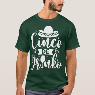 Camiseta Cinco de Mayo Mexico Cinco De Drinko