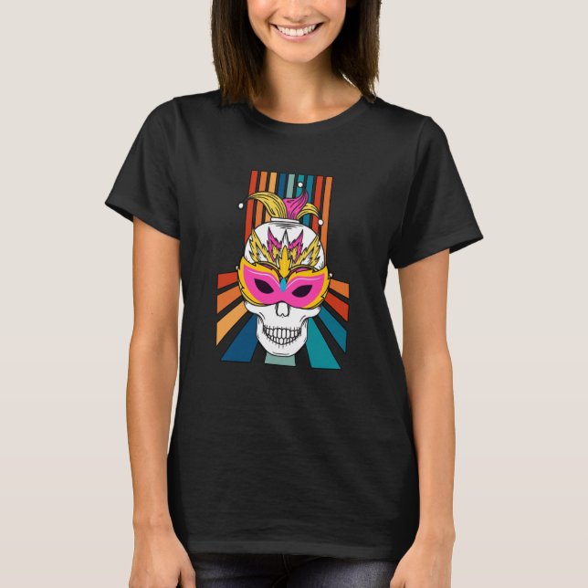 Camiseta Cinco de Mayo Nacho Average skull celebrate fiesta (Frente)
