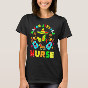 Camiseta Cinco De Mayo Nacho Enfermeira Média Festa Mexican