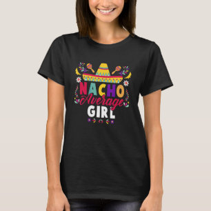 Camiseta Cinco De Mayo Nacho Média Girl Fiesta Mexicano