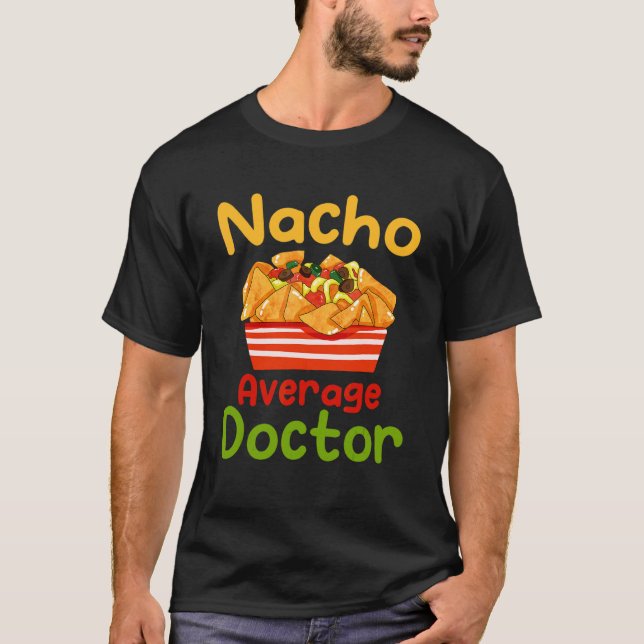 Camiseta Cinco De Mayo Nacho Médico Doutor Mexicano Fiesta (Frente)