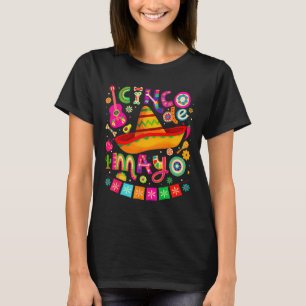 Camiseta Cinco De Mayo Para Homens Mulheres Crianças Festa