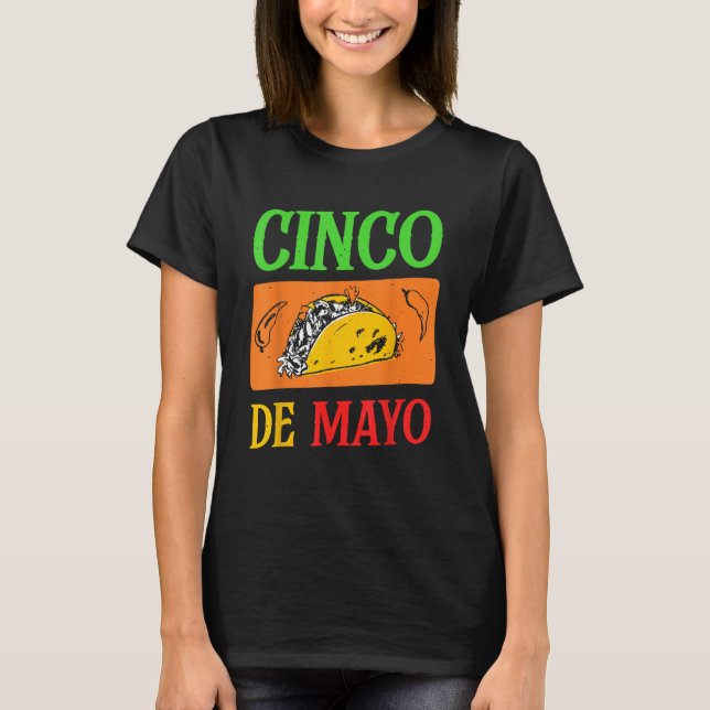 Camiseta Cinco De Mayo Party Mexico Mexican Fiesta (Frente)